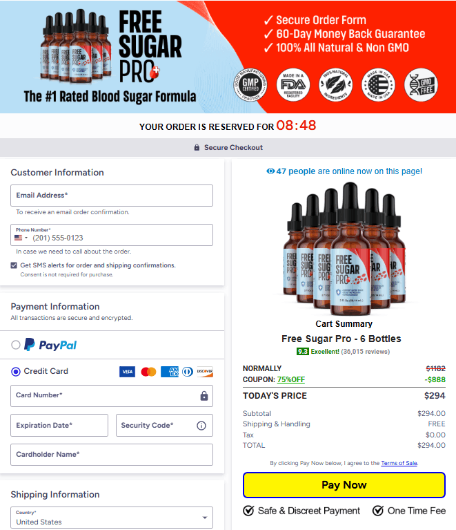 Free-Sugar-Pro Safe Checkout